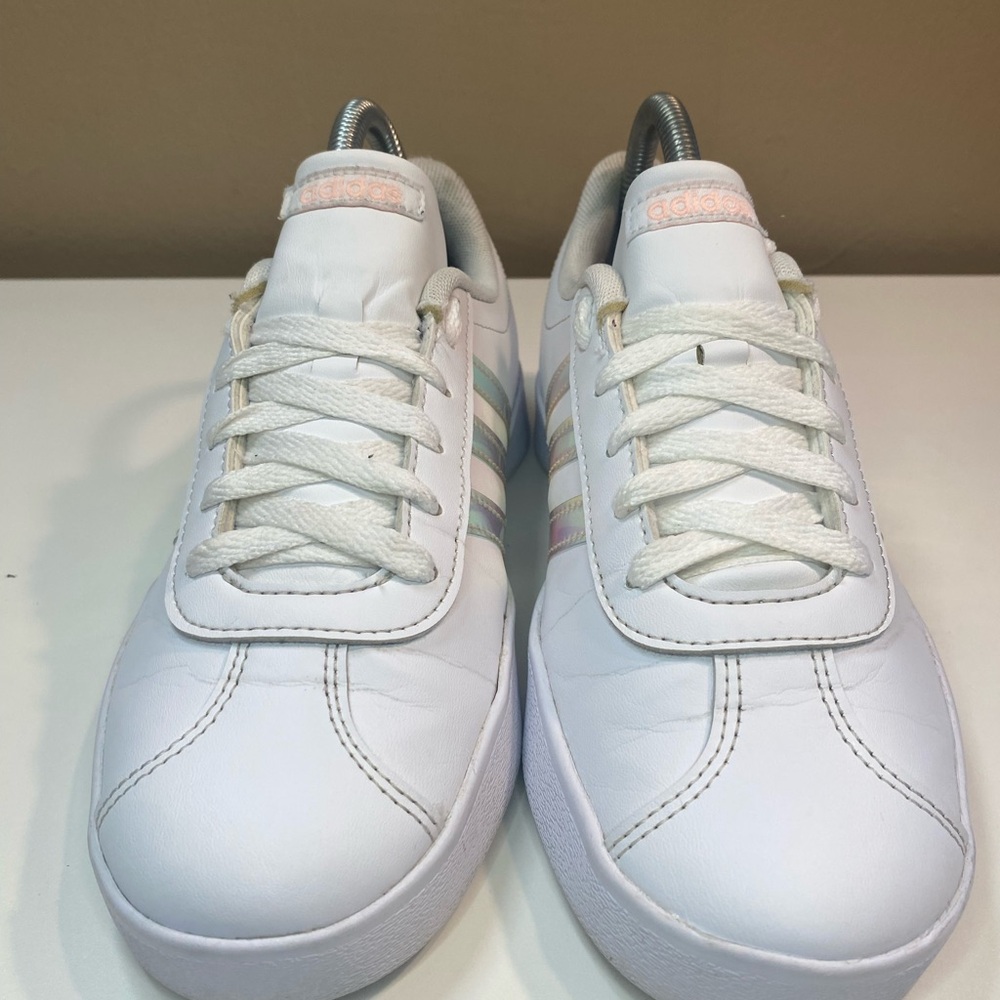 🔥 ADIDAS VL COURT 2.0 WOMENS SIZE 5 SNEAKER CASUAL SHOE - Picture 3 of 9